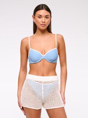 Abercrombie & Fitch Crochet-Style Coverup Short